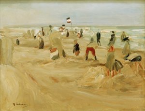 Sulla spiaggia di Noordwijk da Max Liebermann